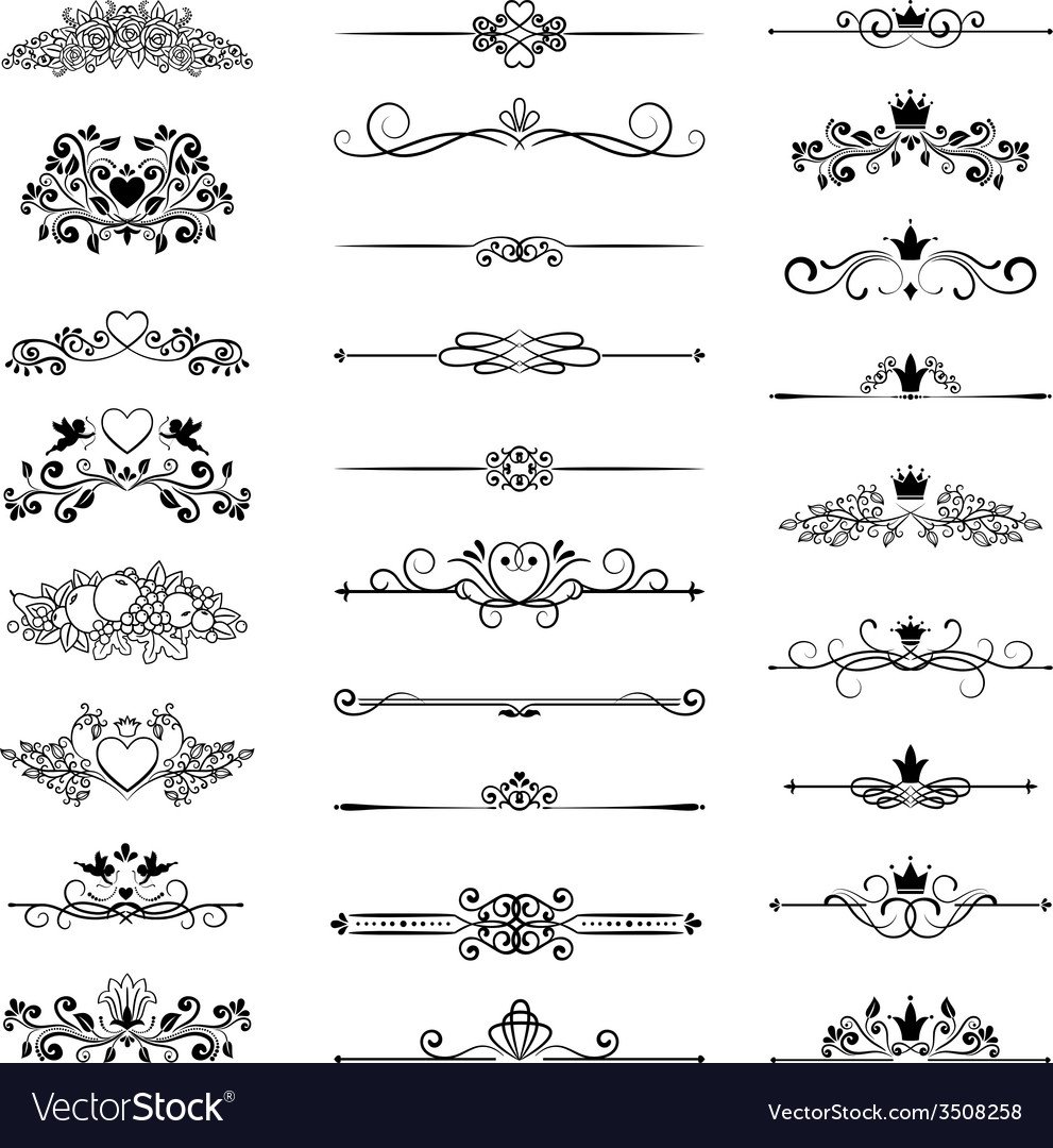 Вензель с короной вектор