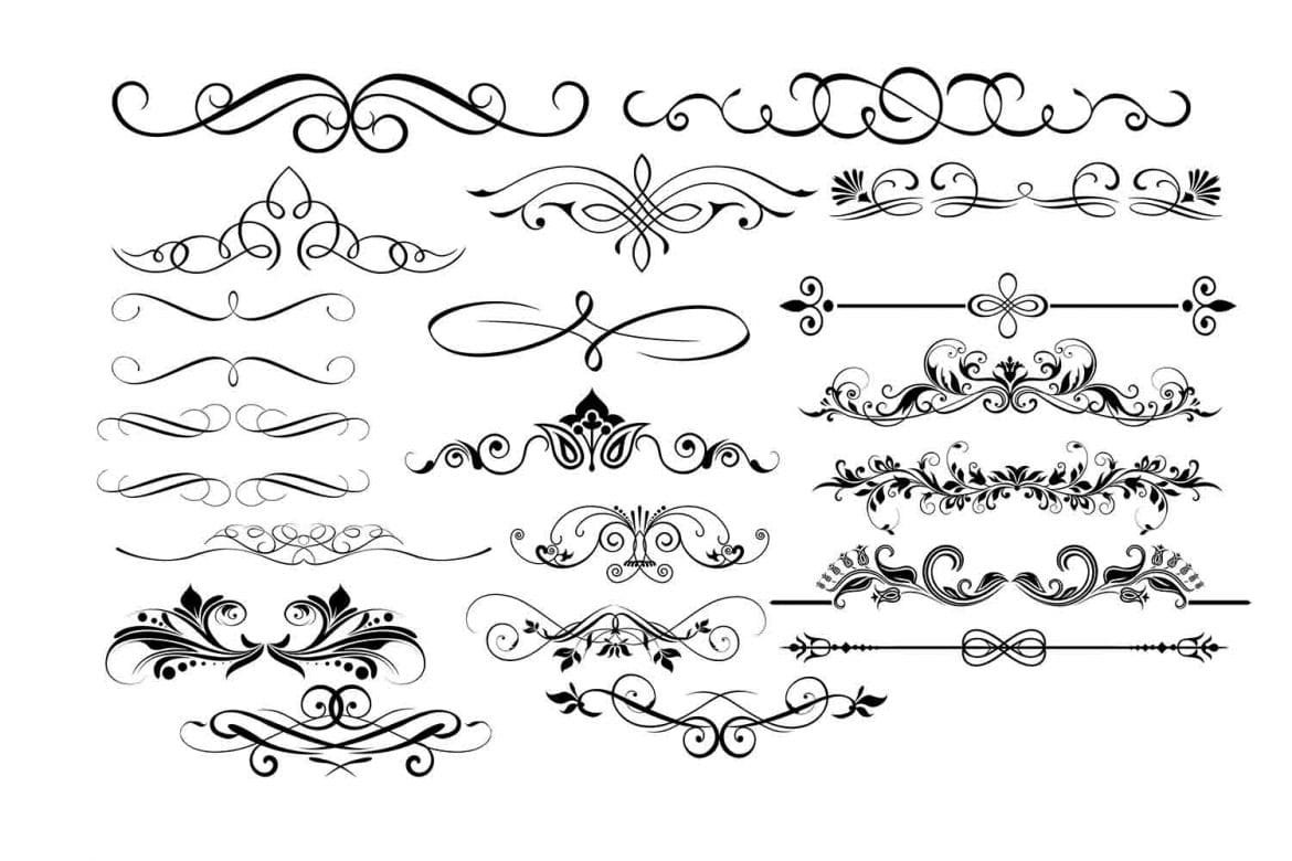 Вензеля для текста