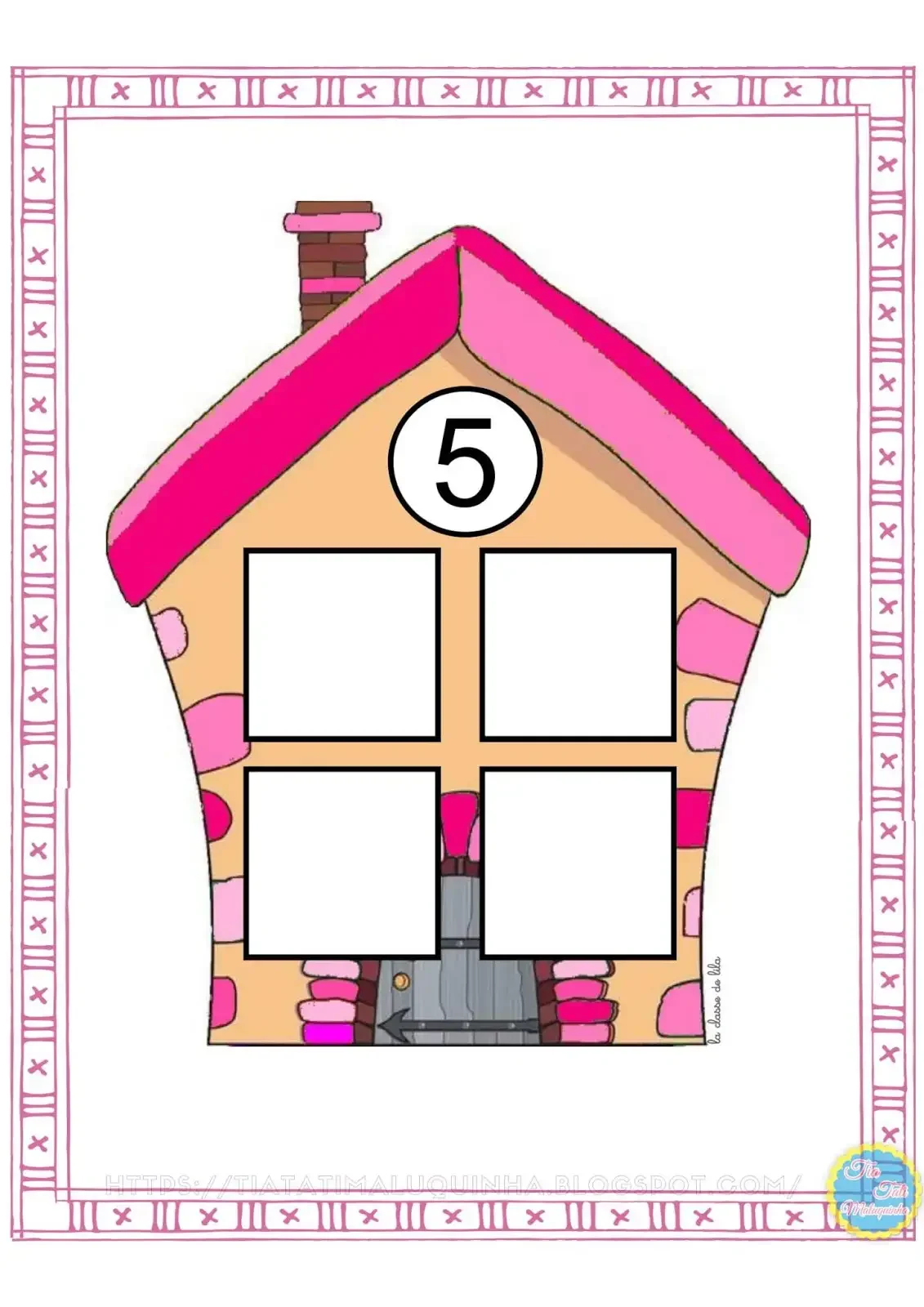 Подготовка к школе состав числа 5