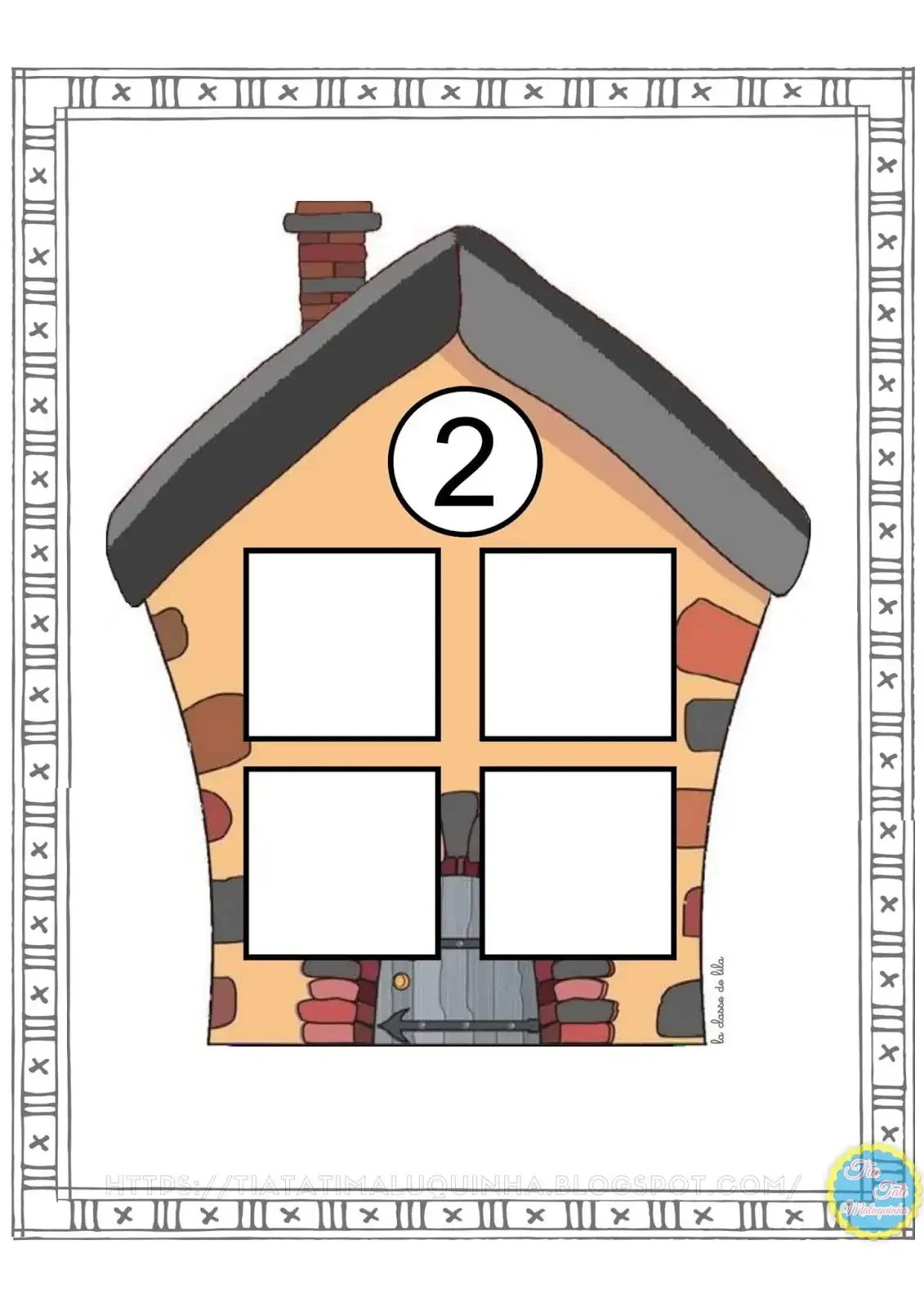 Числовые домики состав числа