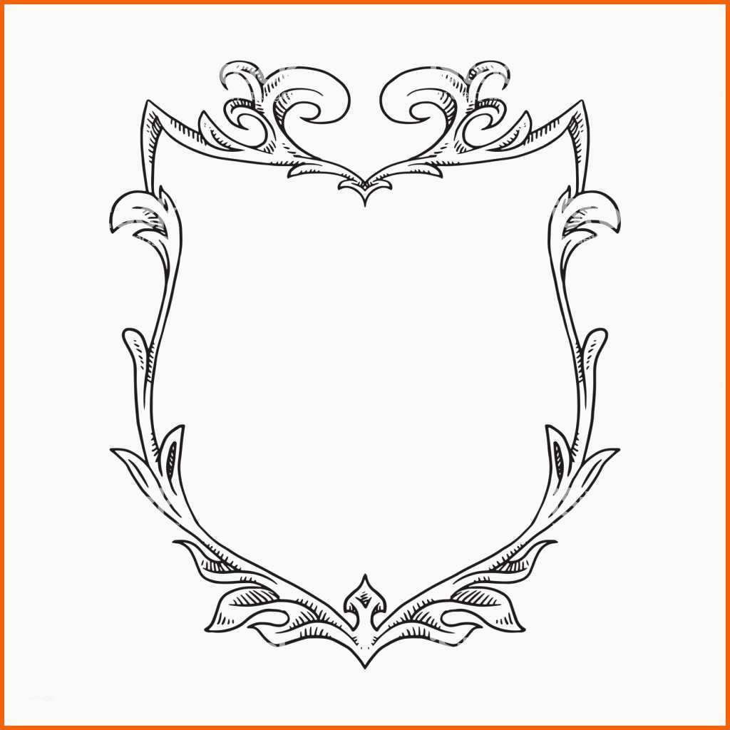 Рыцарский герб рисунок