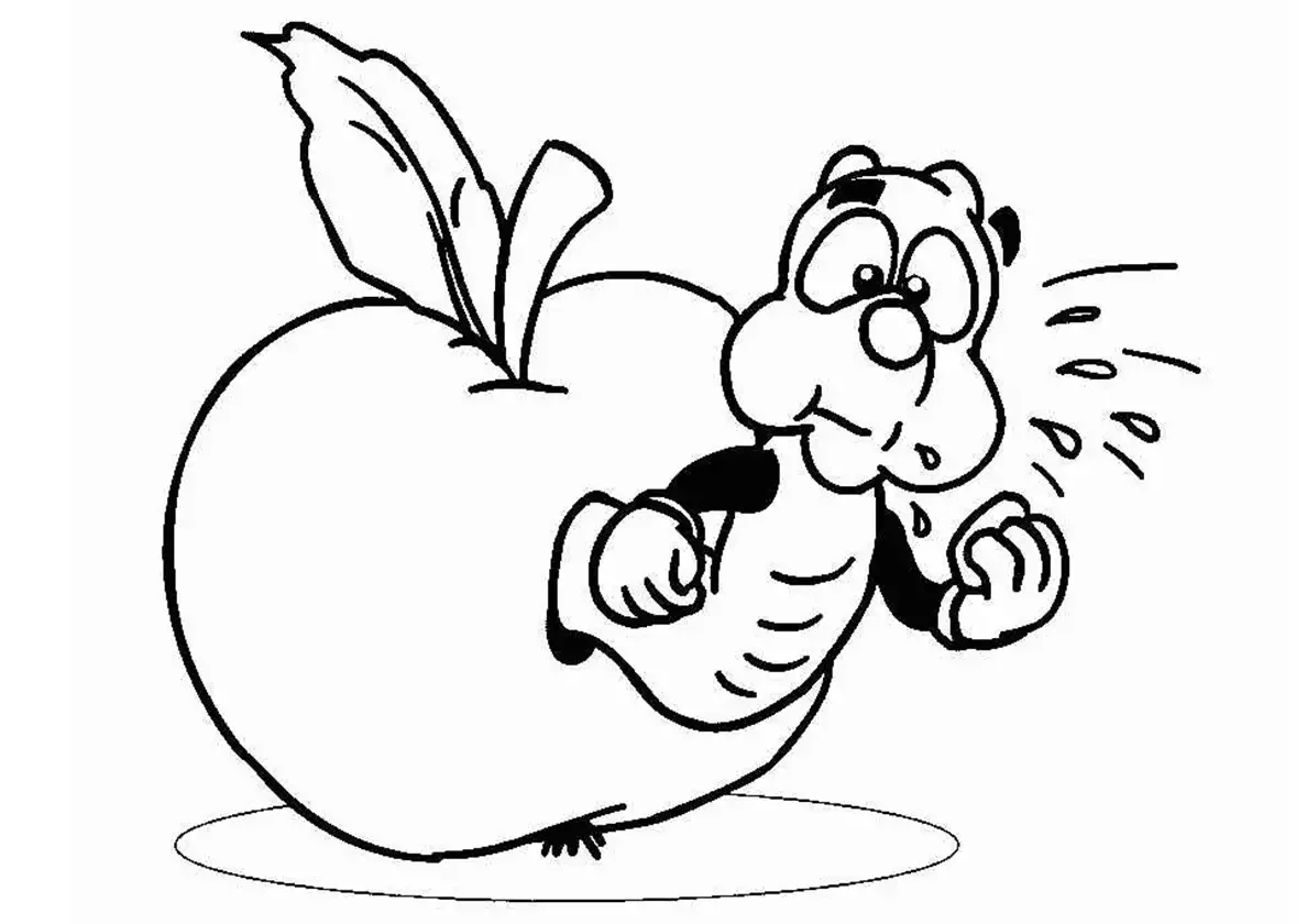 Помидор раскраска