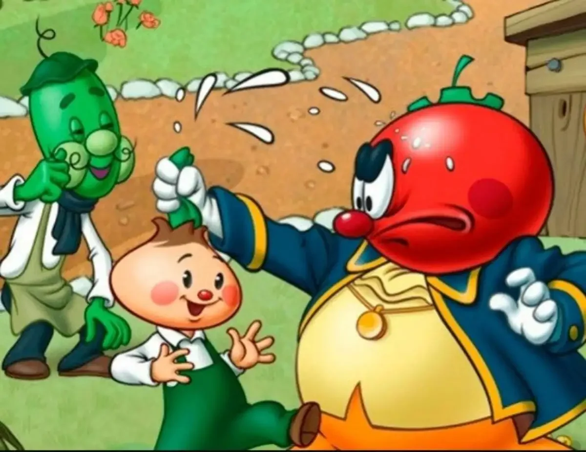 Веселый помидор раскраска