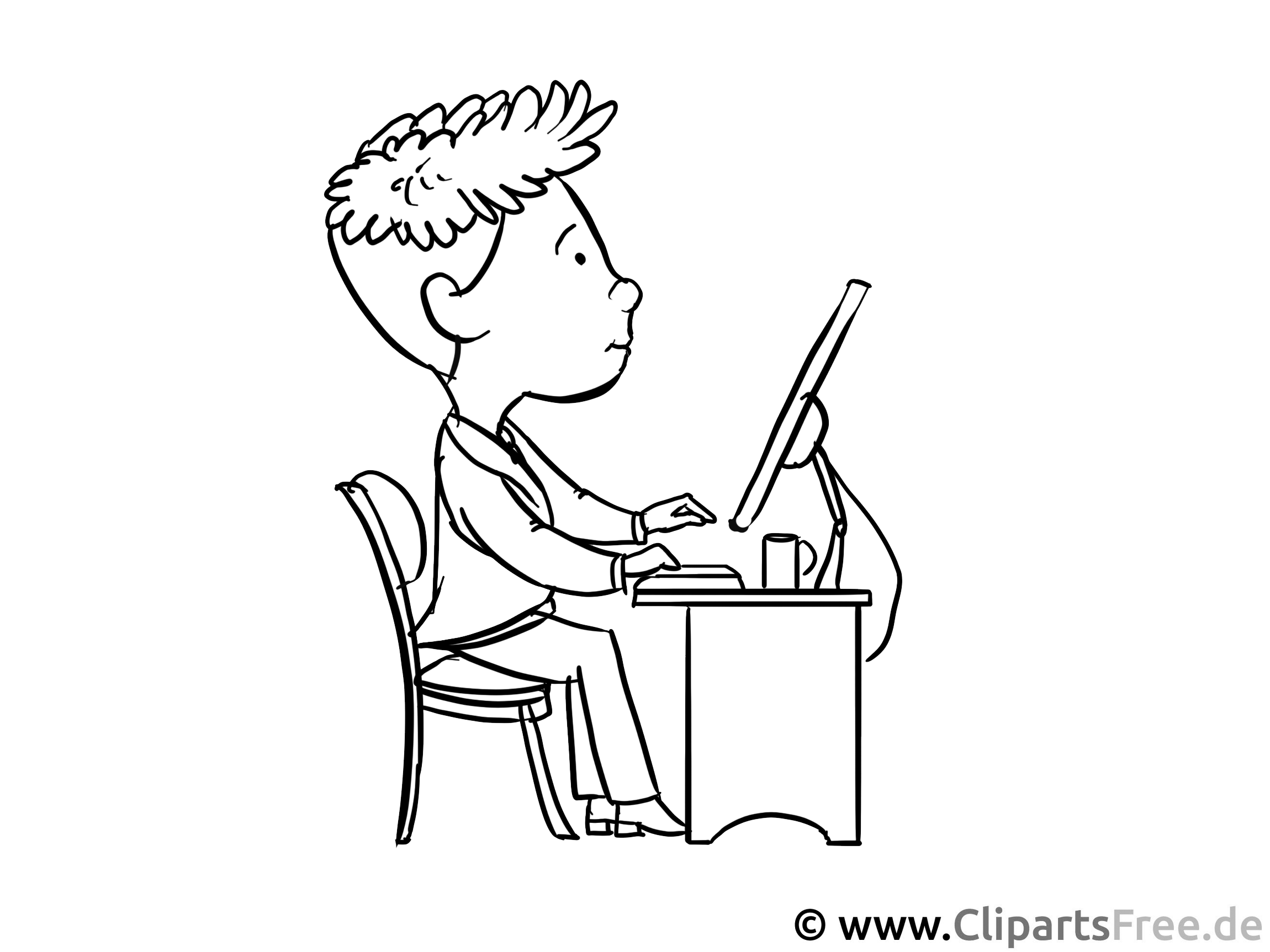 Описание картинки мальчик за компьютером