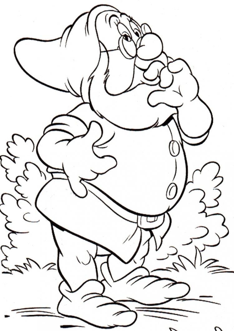 Гном Чихун раскраска