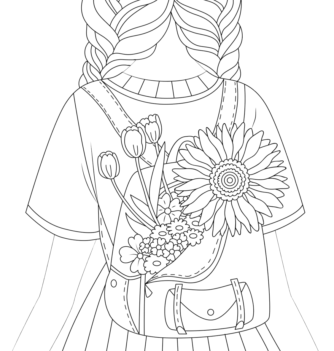 Раскраска для гуаши