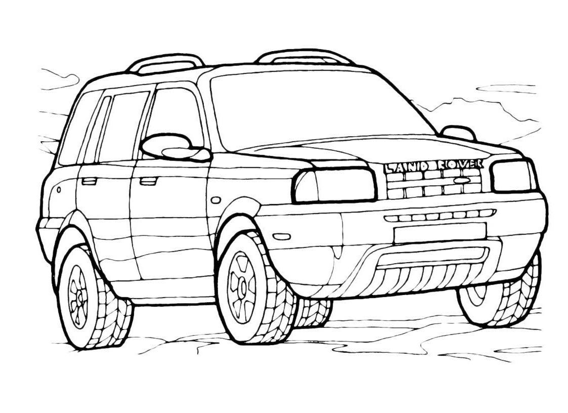 Раскраска ВАЗ 2120