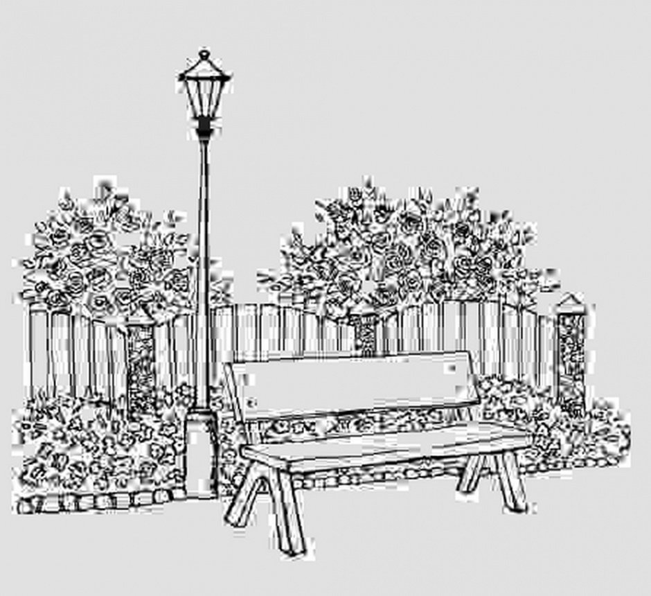 Раскраска тротуар