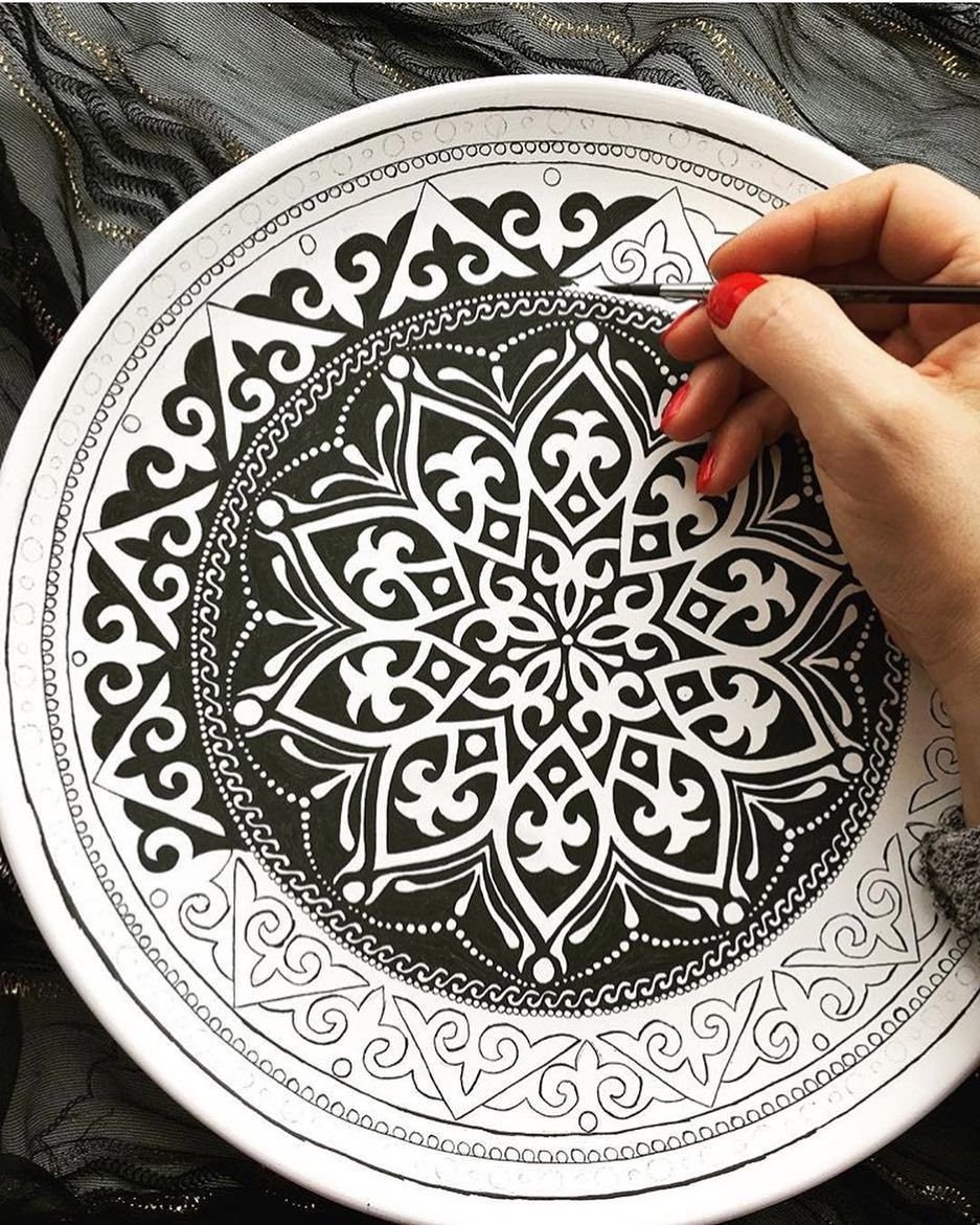 Узоры для точечной росписи