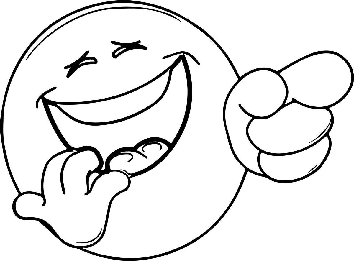 Смайлики раскраска