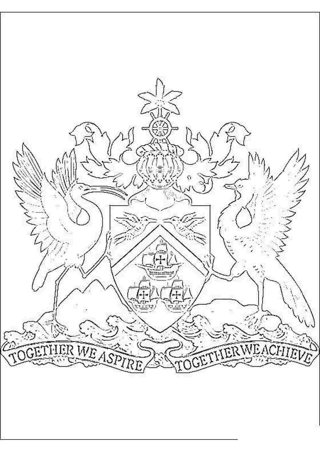 Герб города Ярославль раскраска