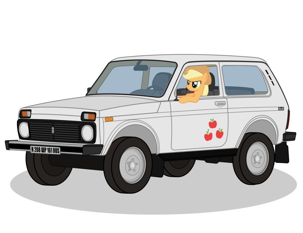 Нива 4х4 вектор