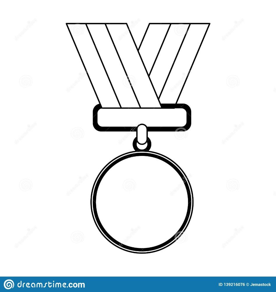 Медаль контур