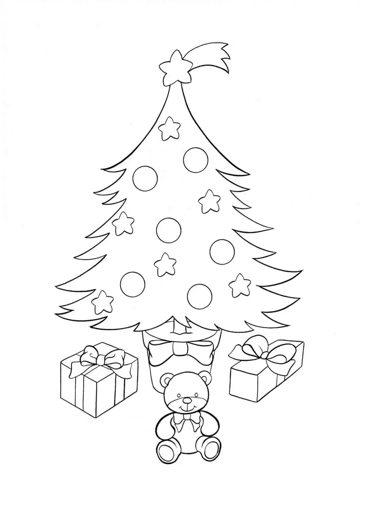 Зощенко елка раскраска