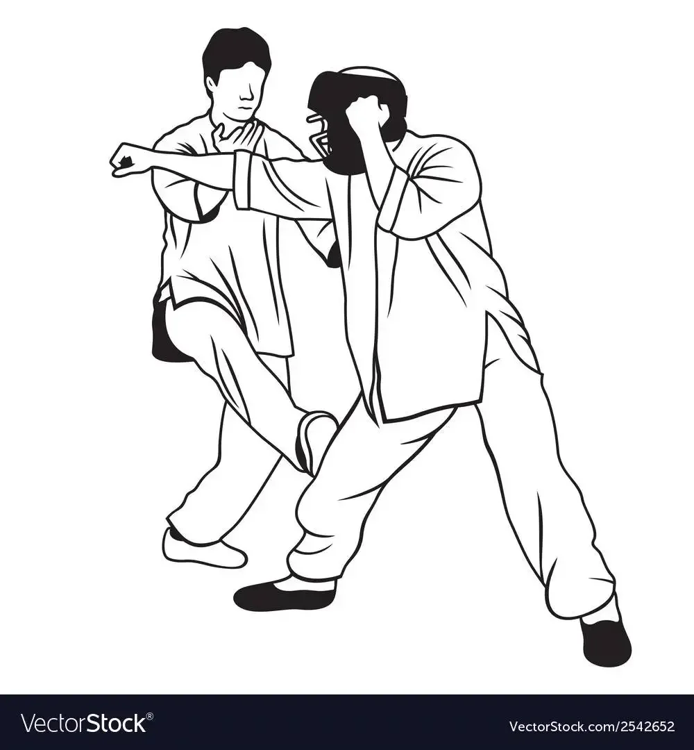 Вин Чунь карандашом