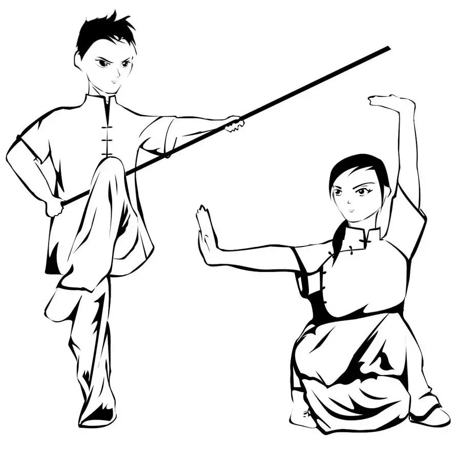 Ушу рисунок