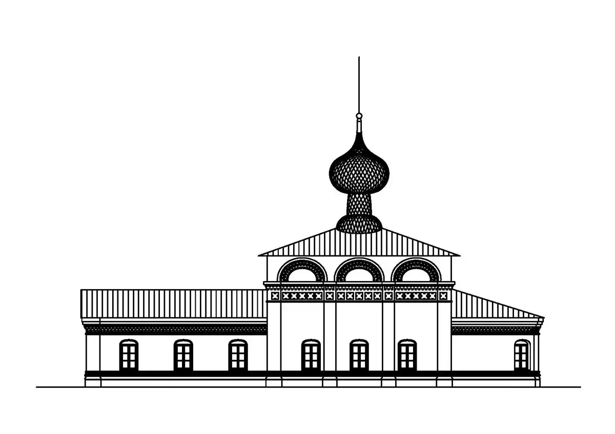Троицкий собор Соликамск рисунок