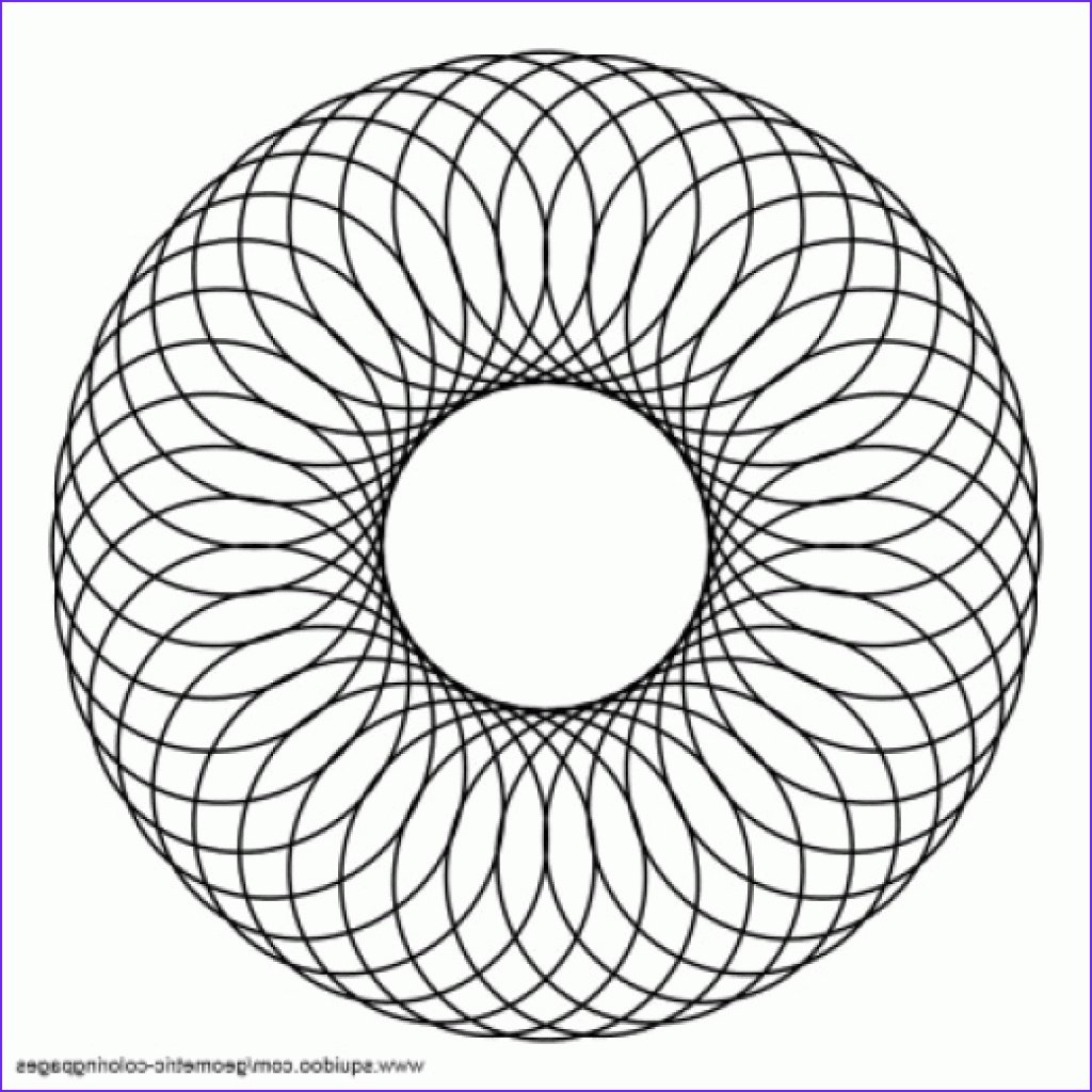 Орнамент из кругов и окружностей