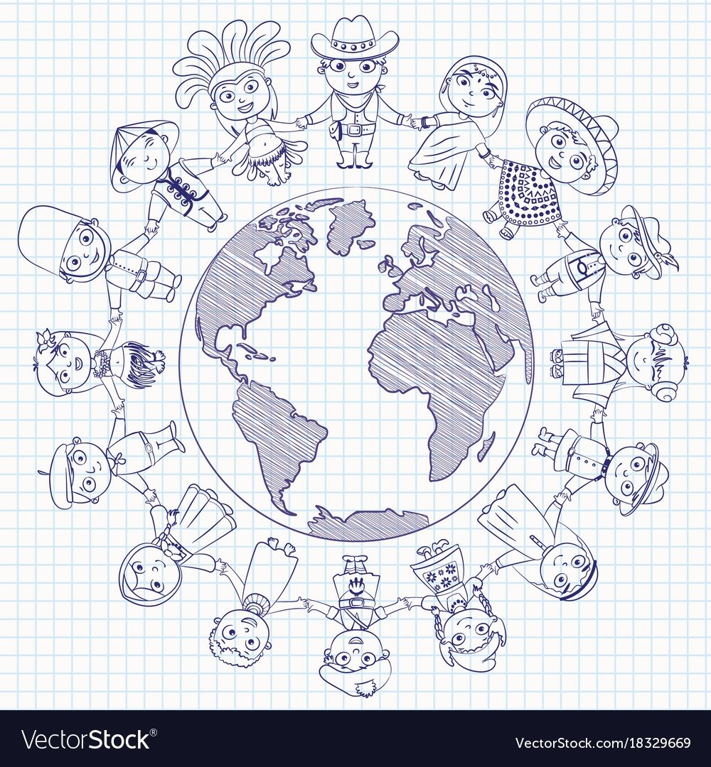 Раскраска лети вокруг земли