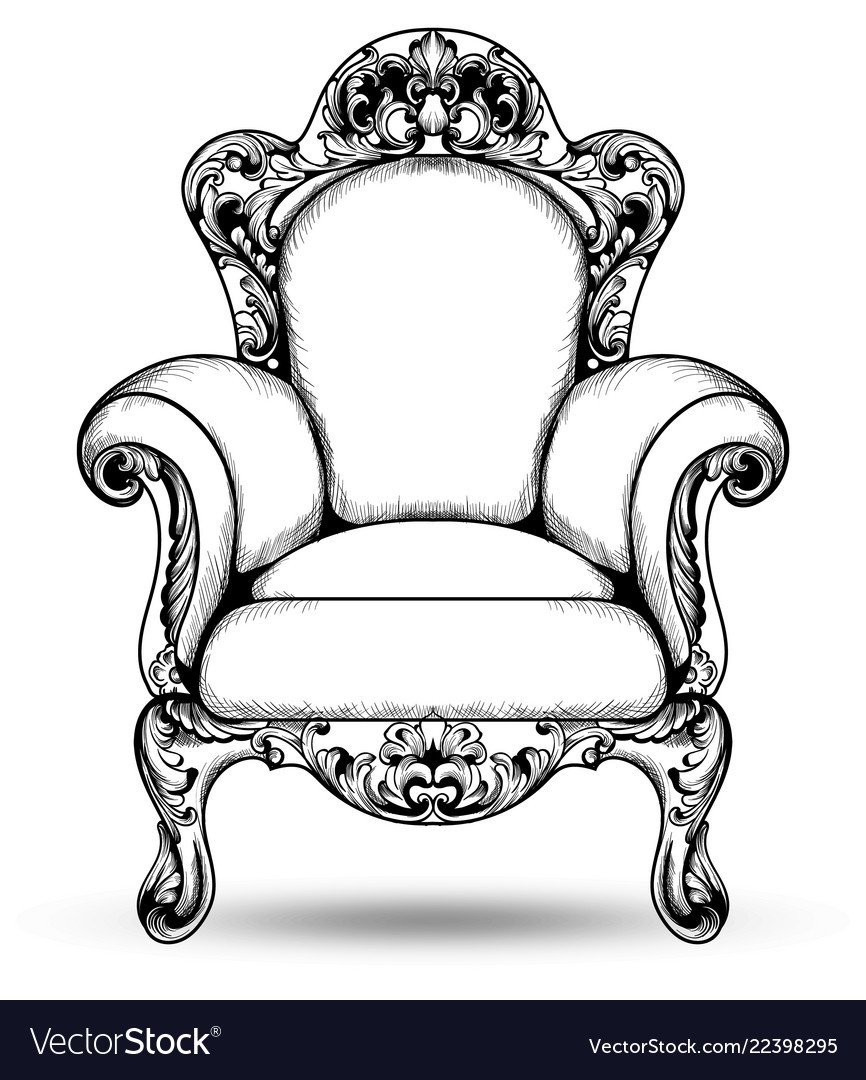 Трон раскраска