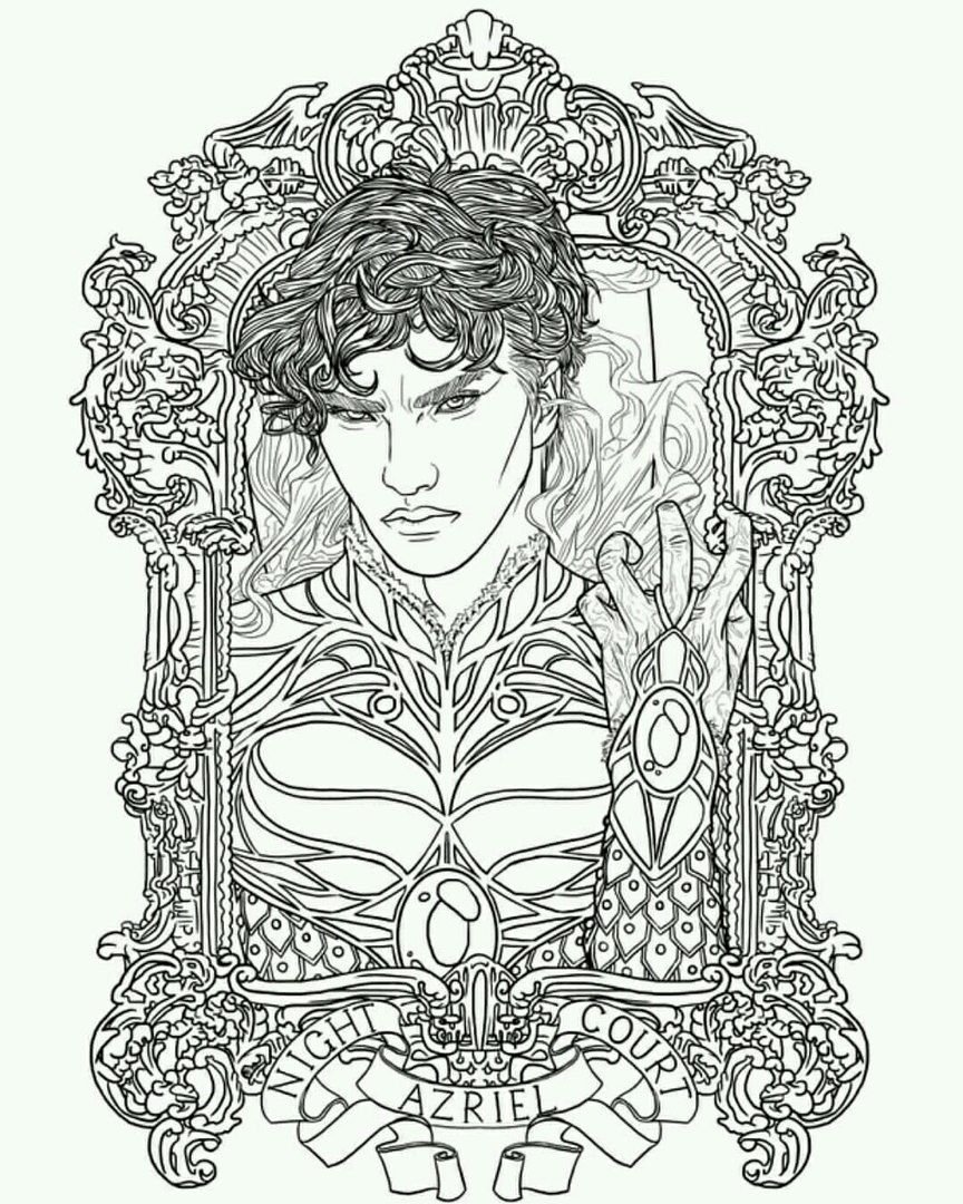 Трон раскраска