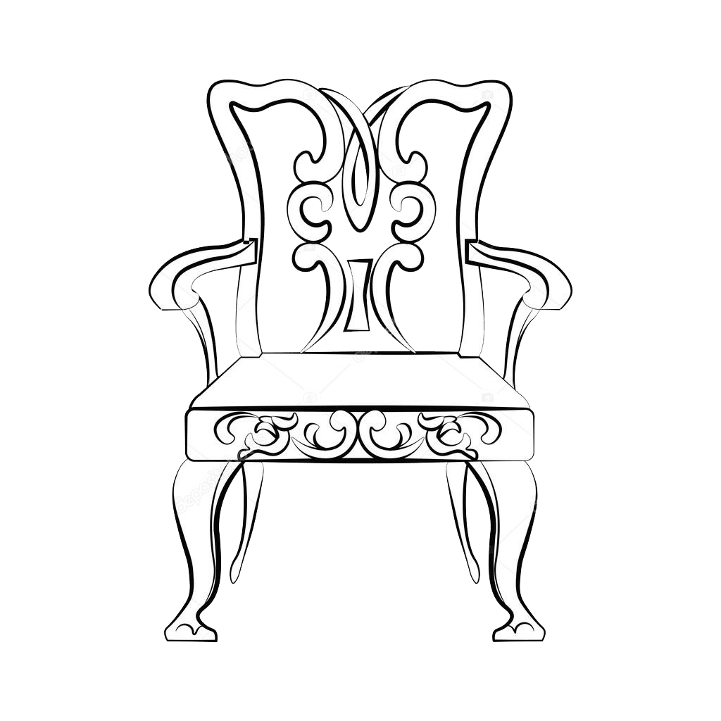 Трон раскраска для детей