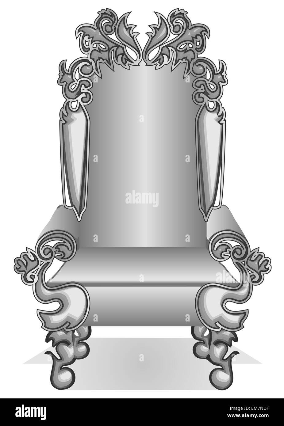 Трон раскраска для детей