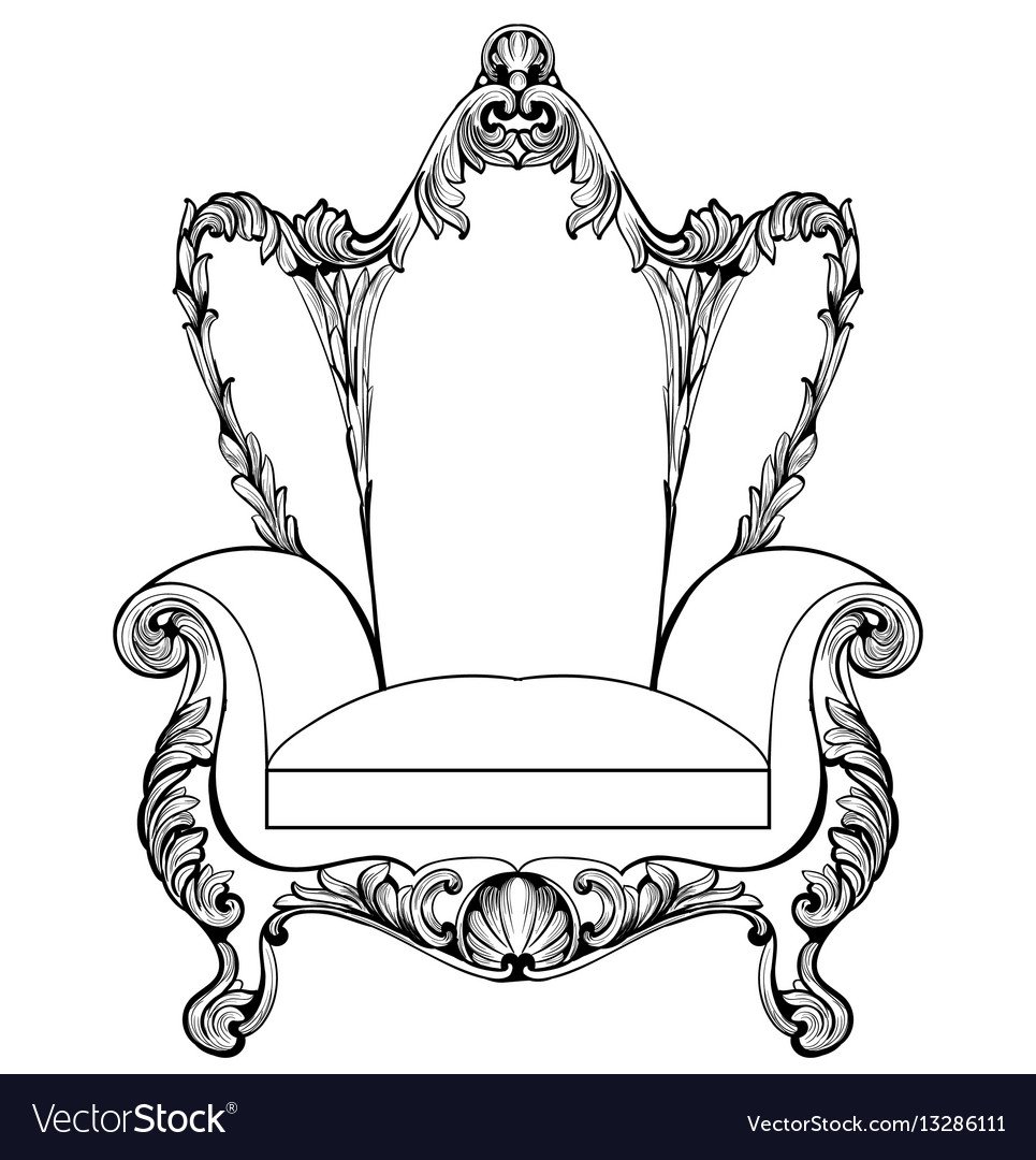 Принцесса на троне раскраска