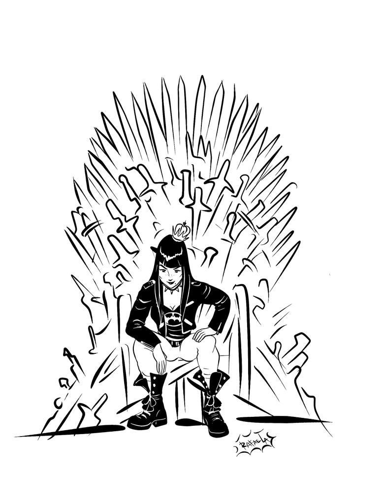 Трон для раскрашивания