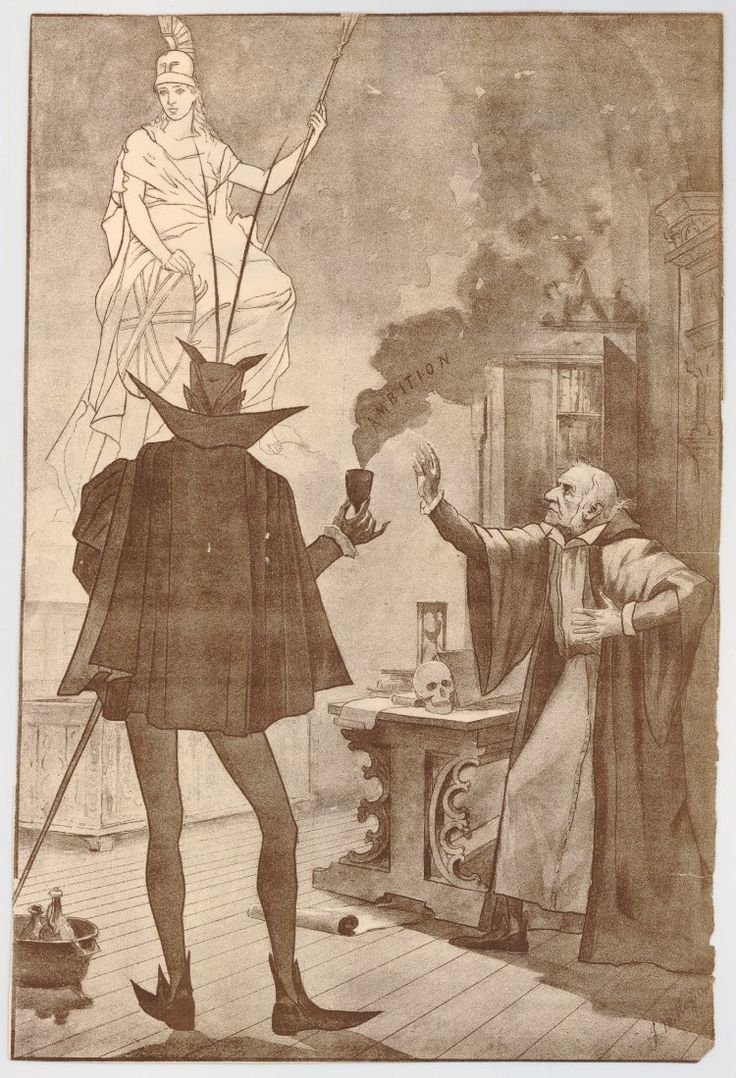 Рембрандт Фауст Мефистофель