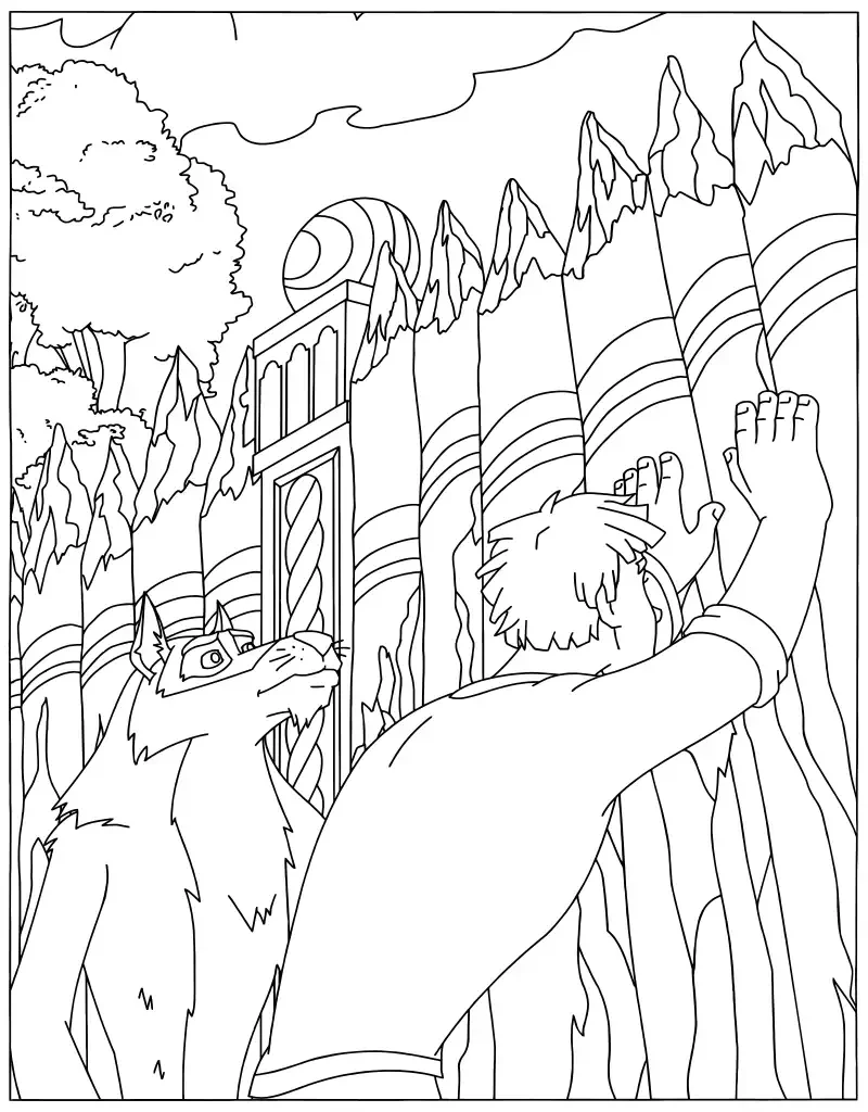 Иван Царевич и Жар птица раскраска