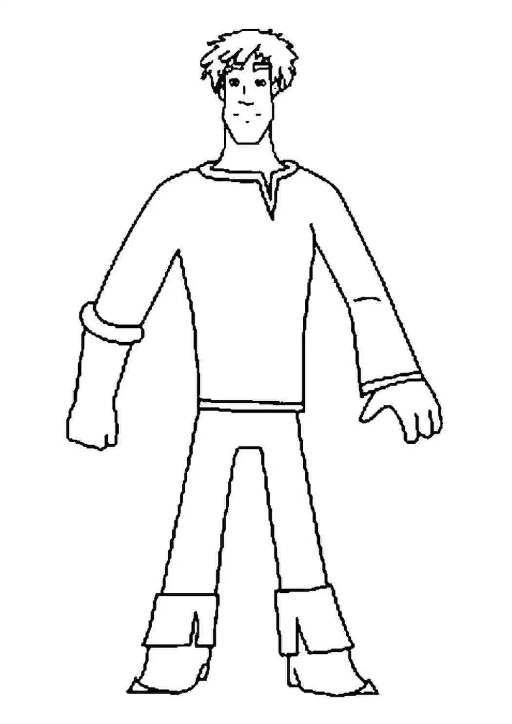 Раскраска к сказке Иван Царевич и серый волк 3 класс