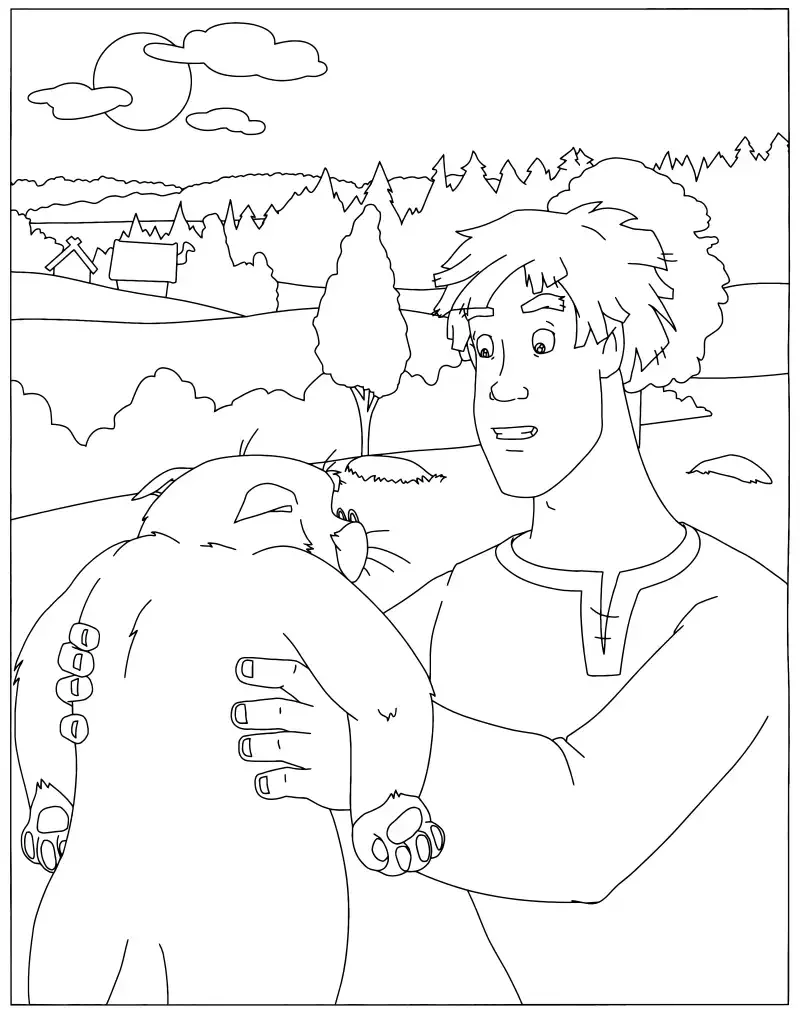 Жар птица рисунок