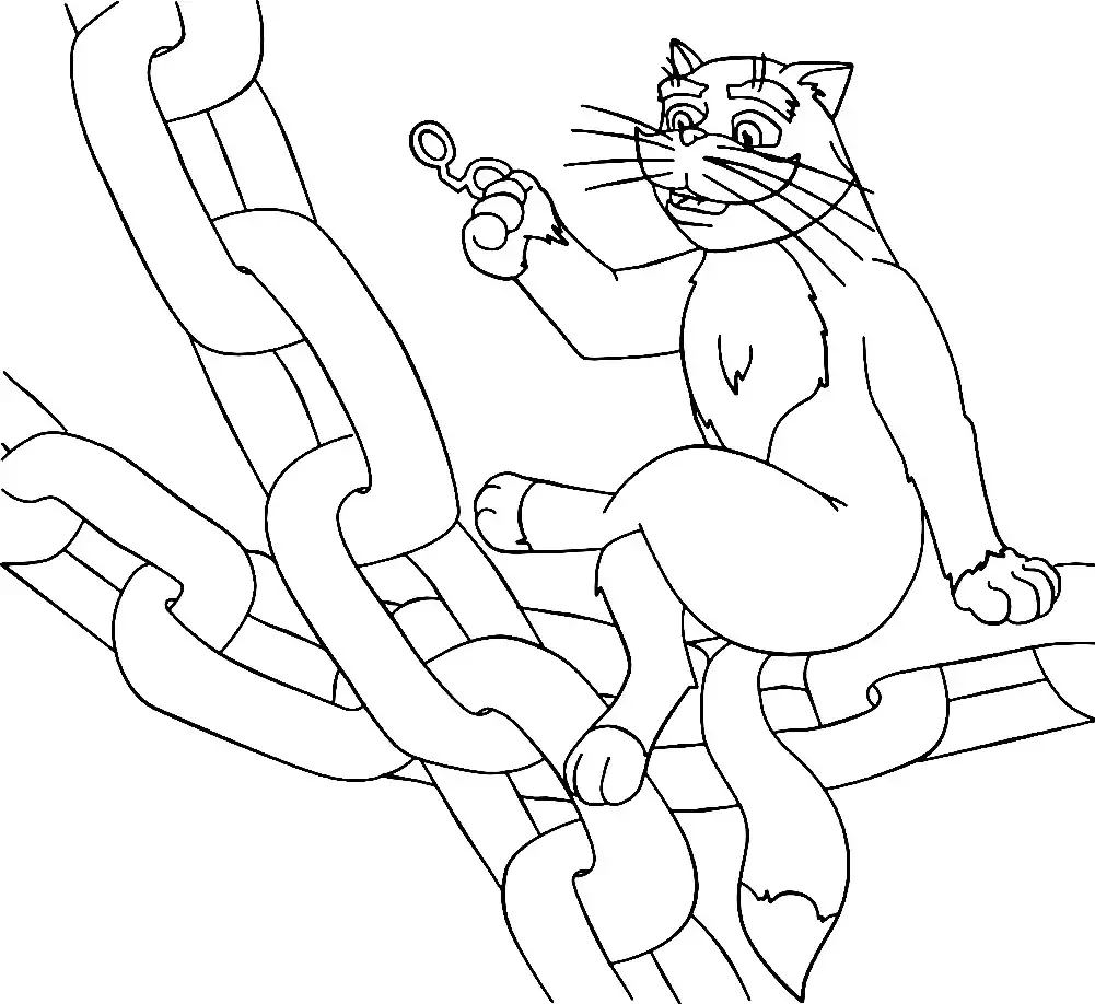 Наклей и раскрась Иван Царевич и серый волк