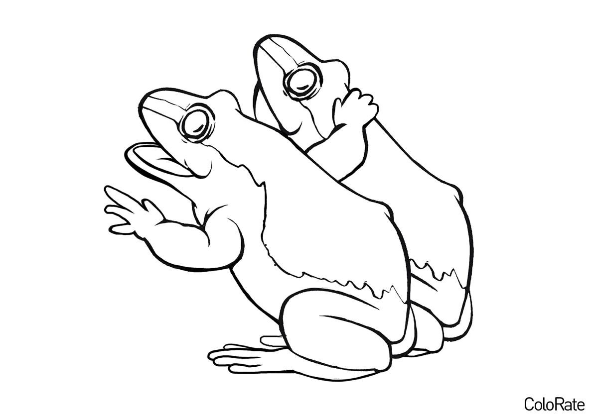 Лягушки мультяшные