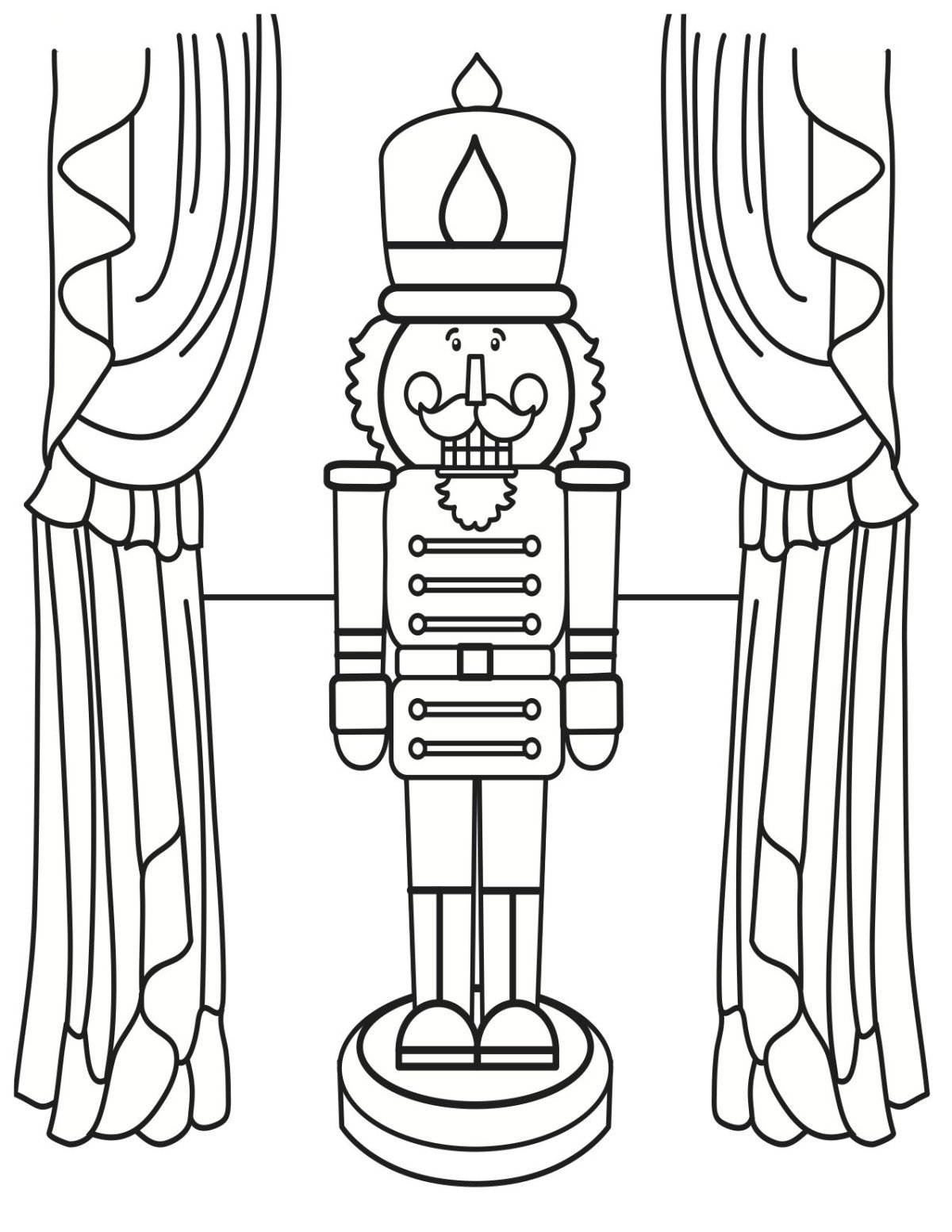 Щелкунчик и четыре королевства раскраска