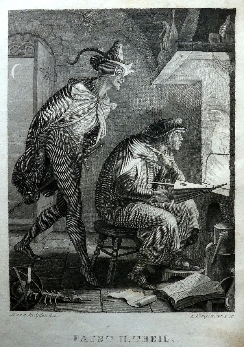 Фауст Гете Мефистофель