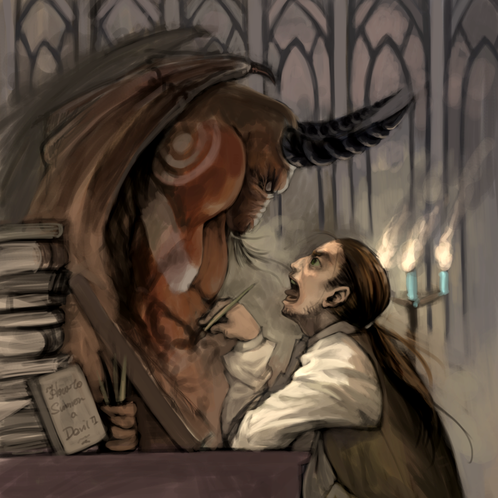 Фауст и Мефистофель