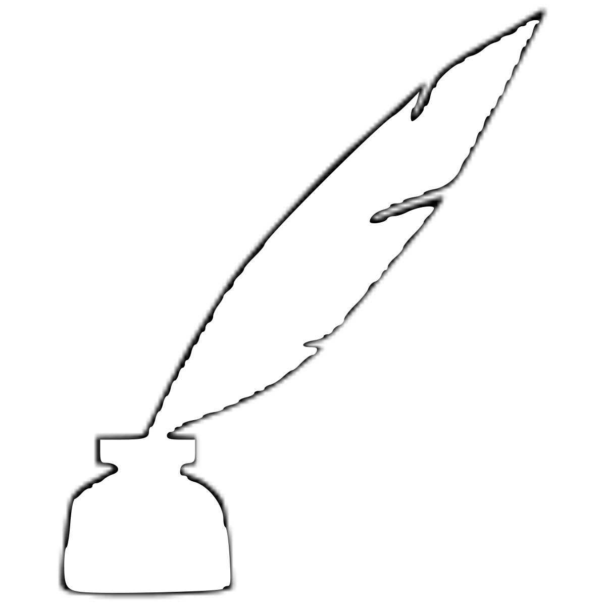 Перо и чернила раскраска