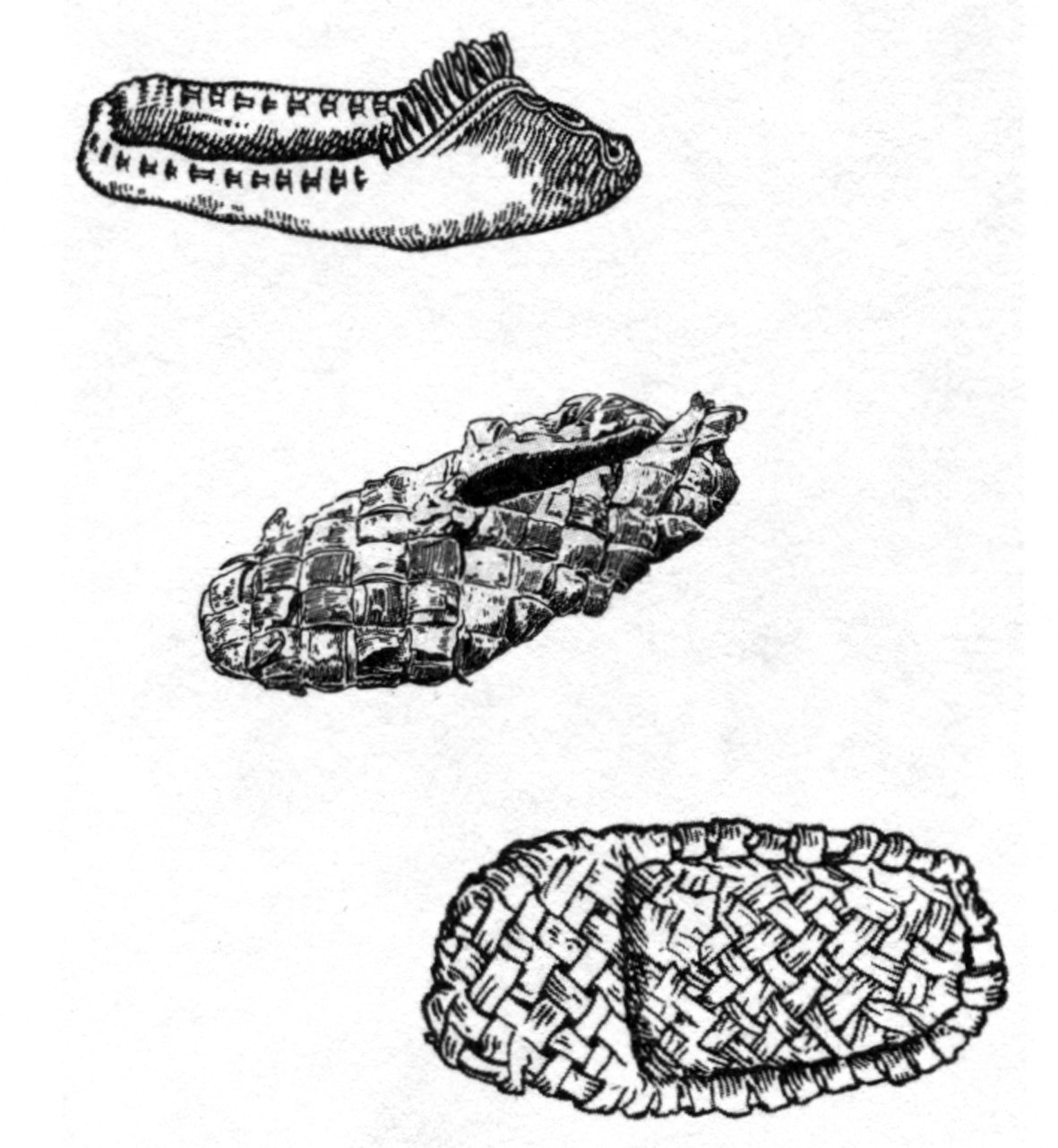 Лапти раскраска для детей