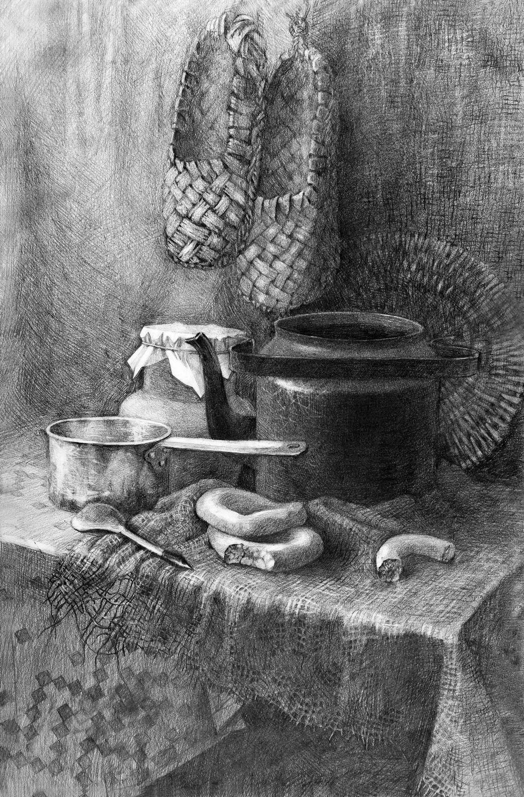 Натюрморт из предметов быта