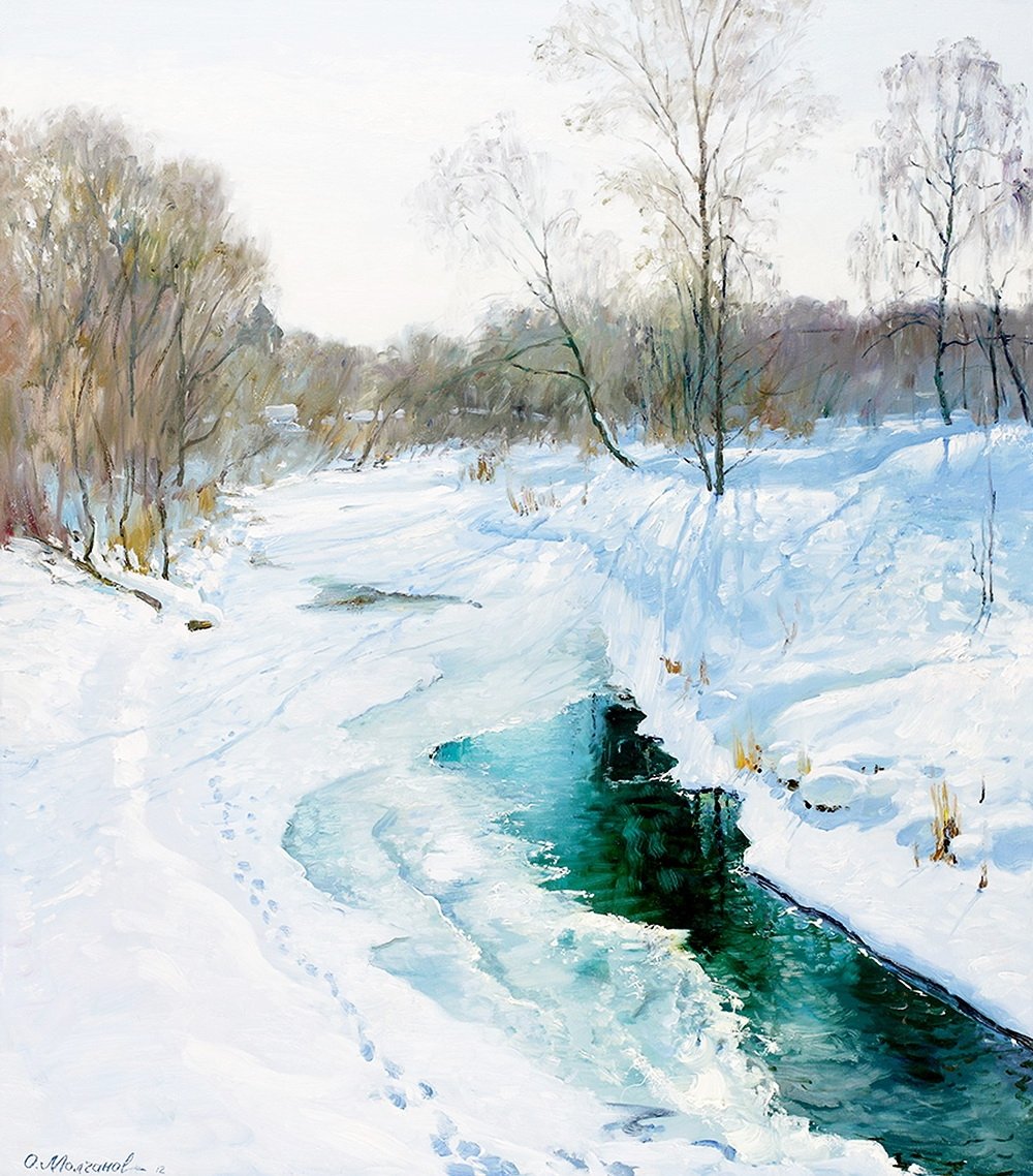 Ручей рисунок