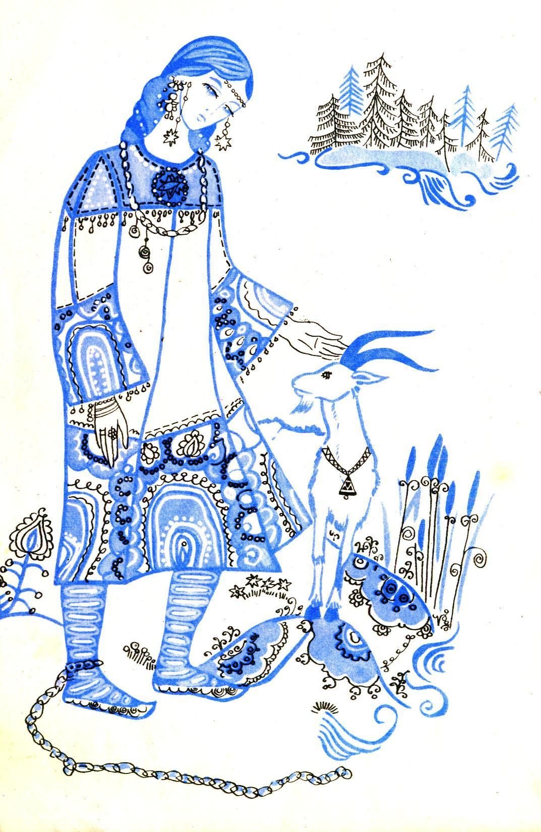 Зимние принцессы раскраска