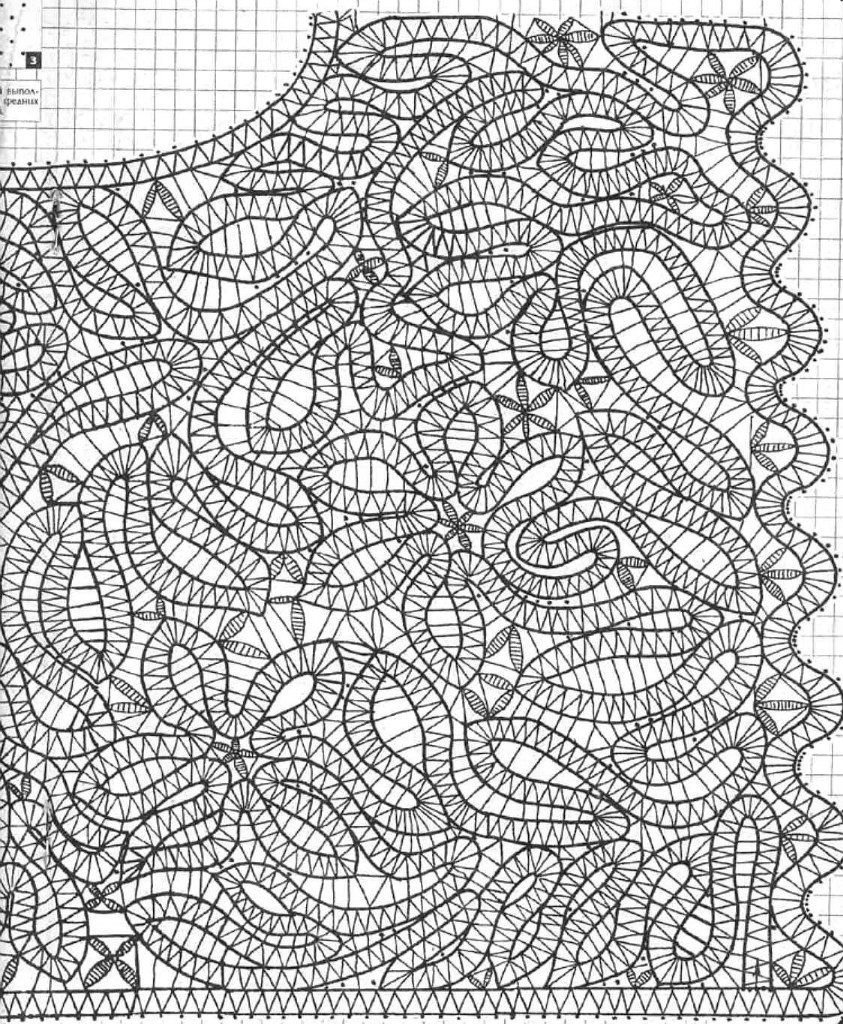 Рисование кружева