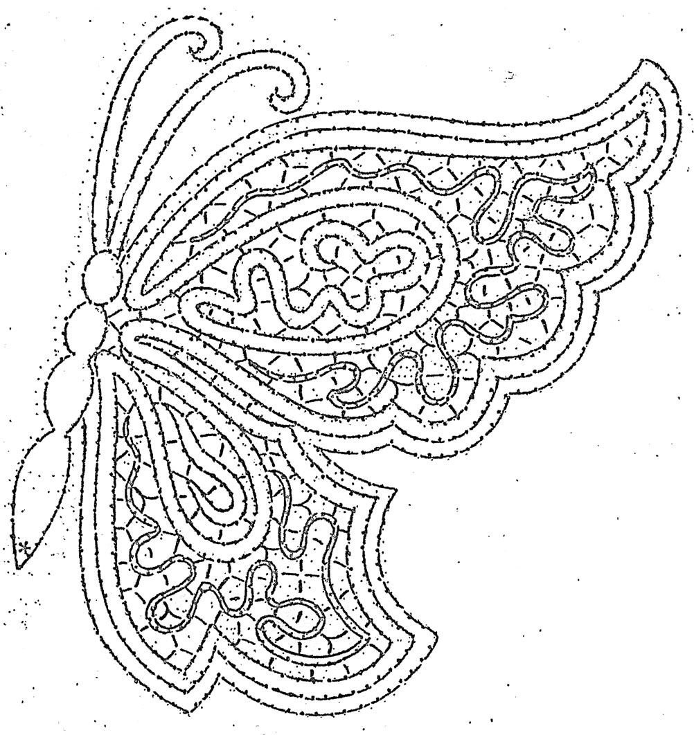 Кружевоплетение сколки Дуплет