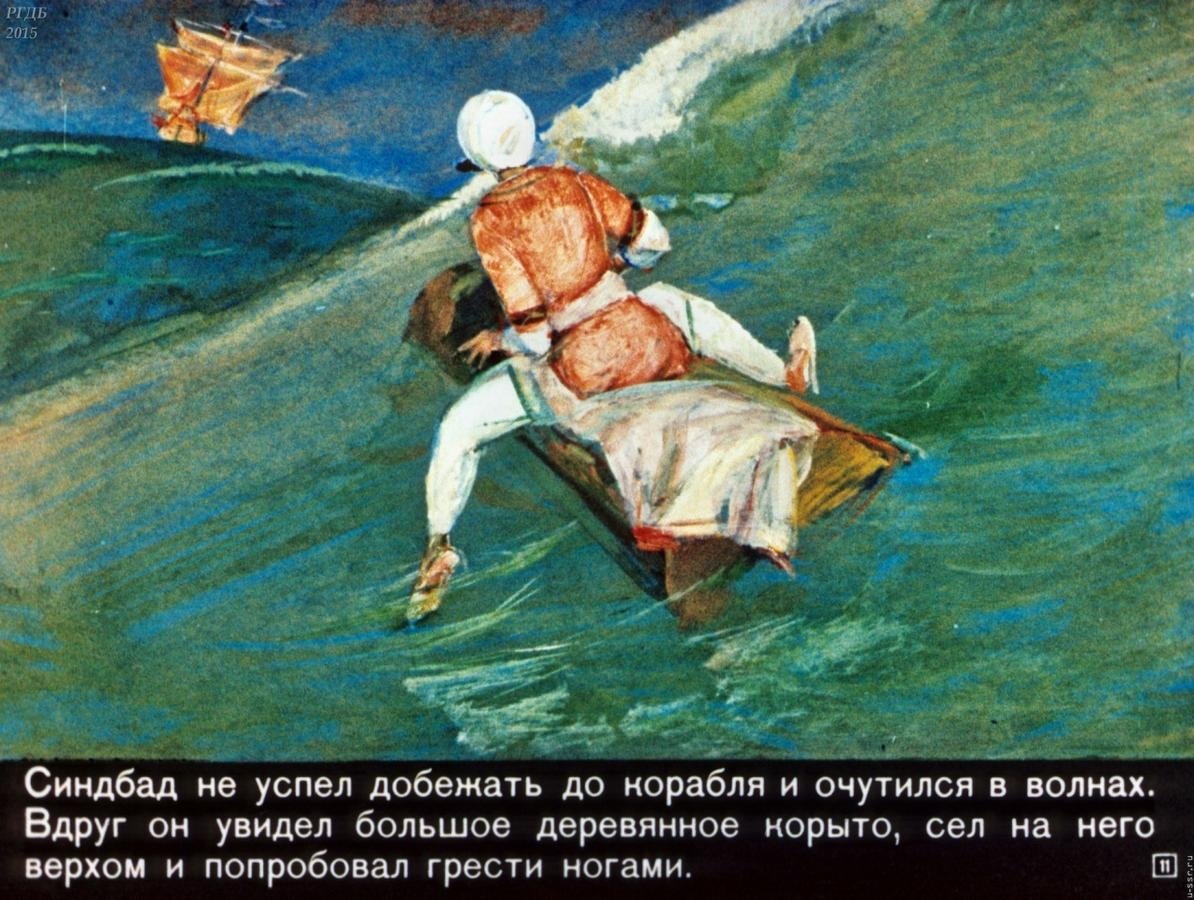 Сказка о Синдбаде-мореходе первое путешествие