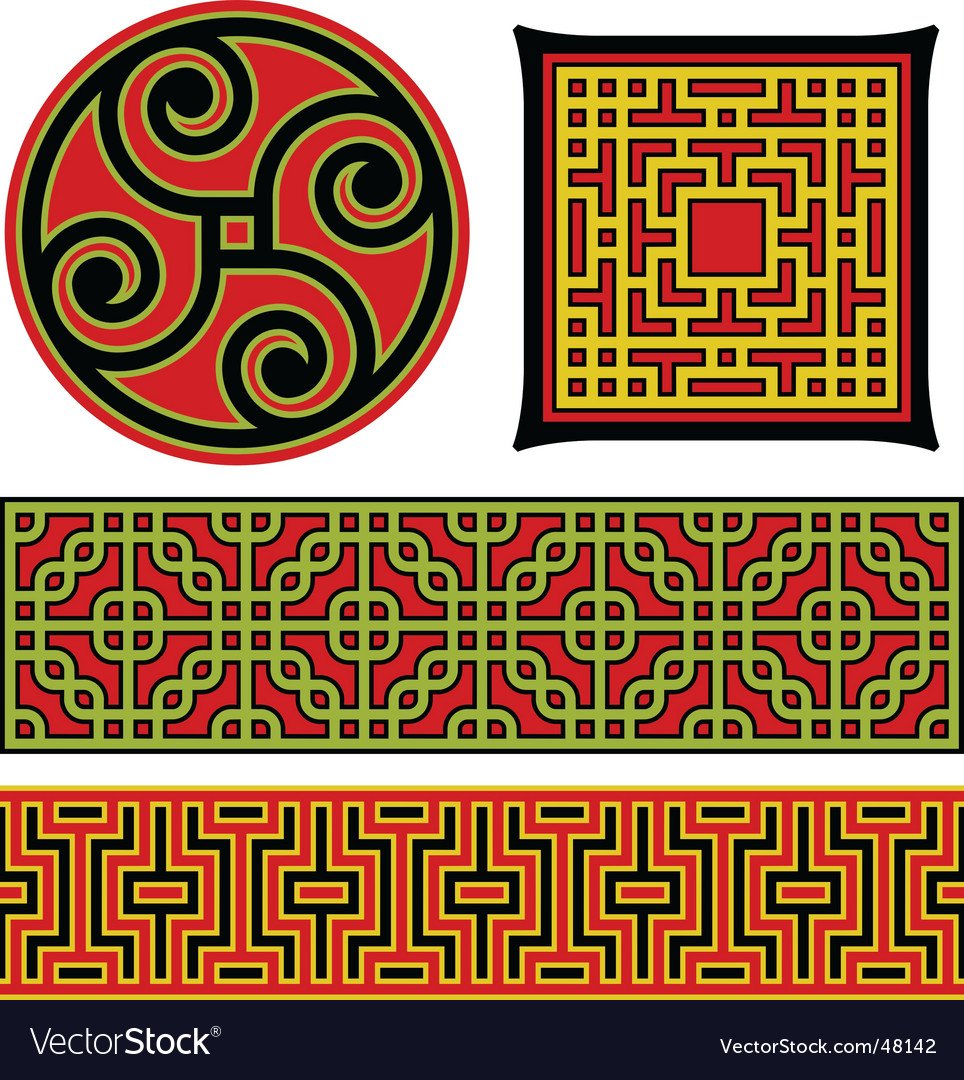 Китайский национальный орнамент