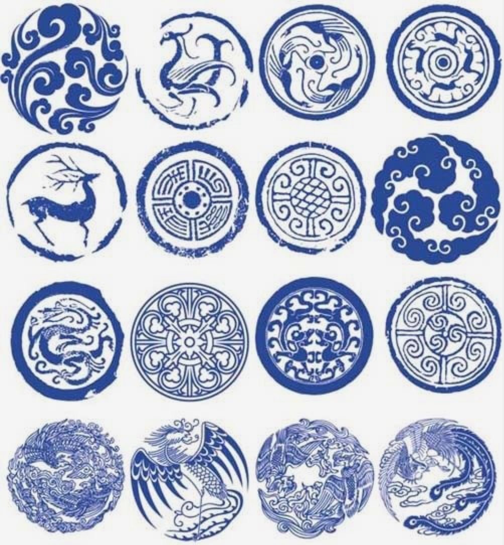 Элементы японского орнамента