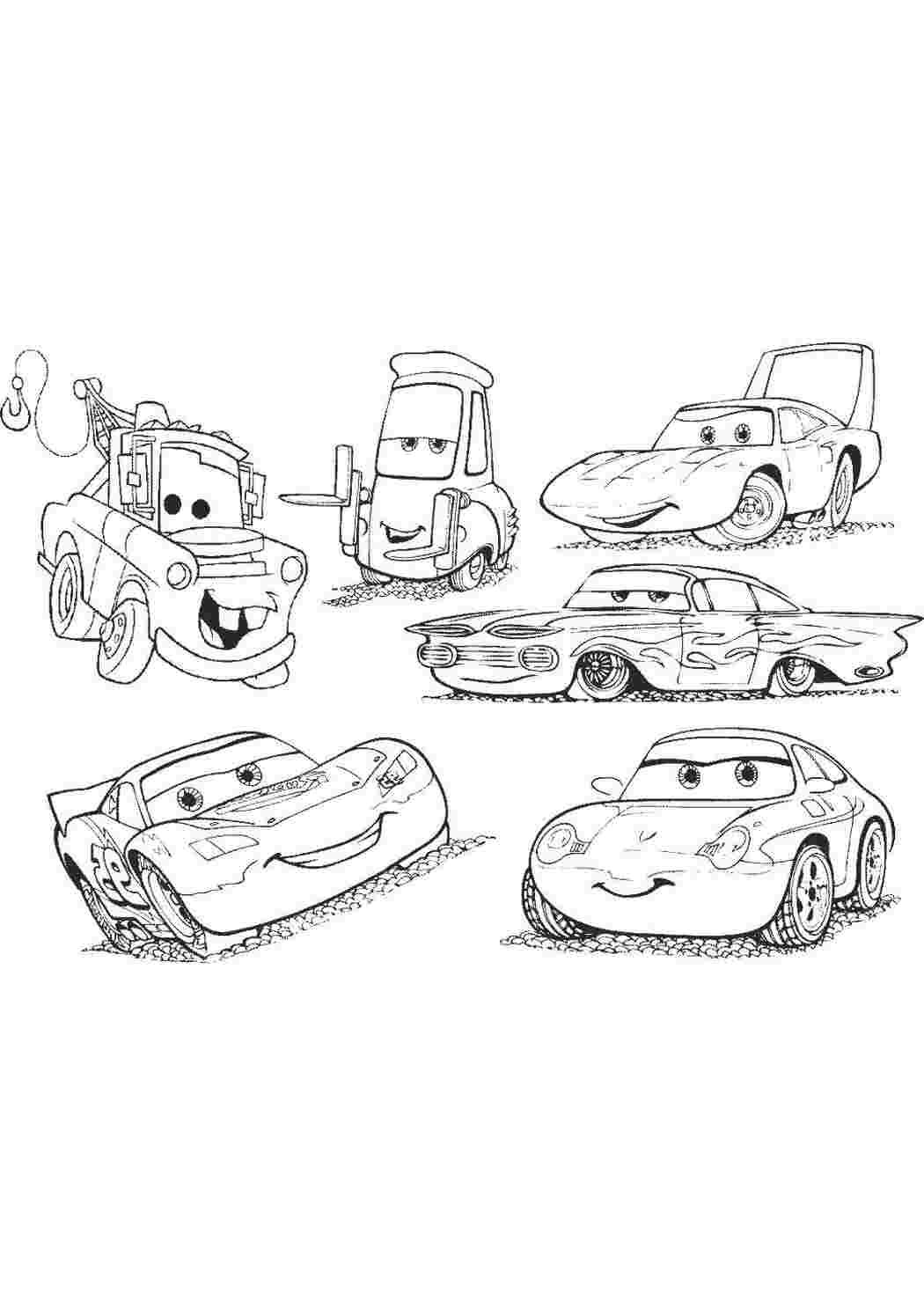 Раскраска Тачки Гвидо