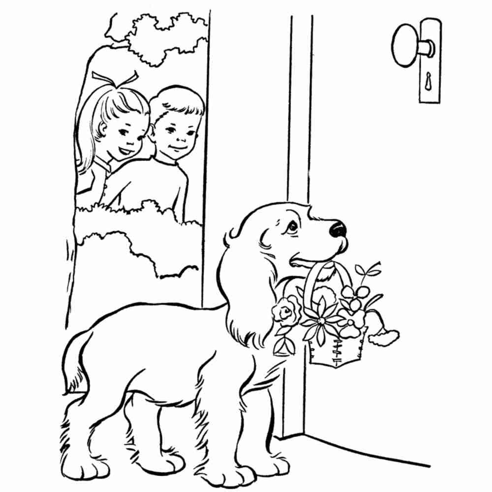 Занятия людей весной раскраска